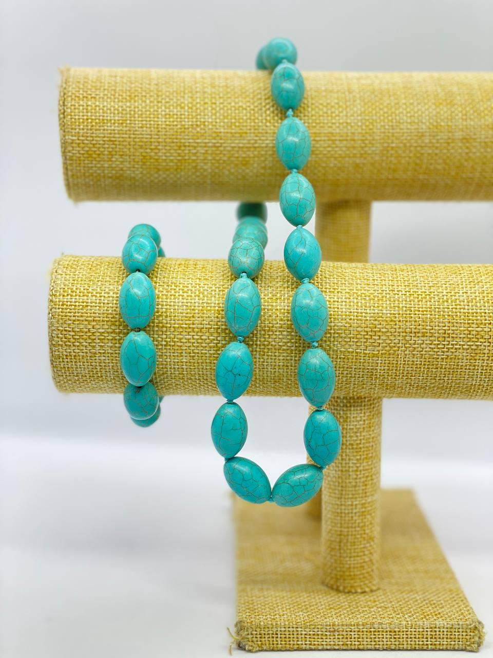 Комплект бірюза прес 44 см Блакитний (1089)