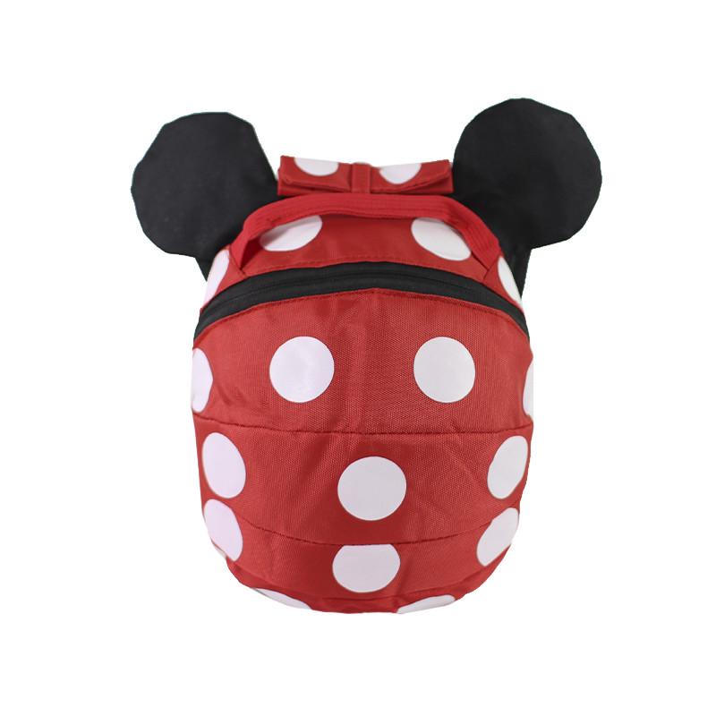 Дитячий рюкзак Lesko W640 Minnie Mouse з ремінцем