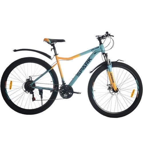 Велосипед Spark VECTOR колеса 29" стальная рама 19" Голубой с желтым (000239251)