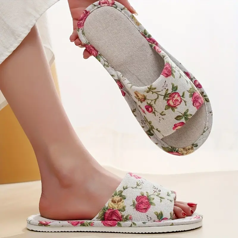 Тапочки женские с открытым носком р. 44/45 29 см Розовый - фото 6 Тапочки женские с открытым носком р. 44/45 29 см Розовый - фото 6