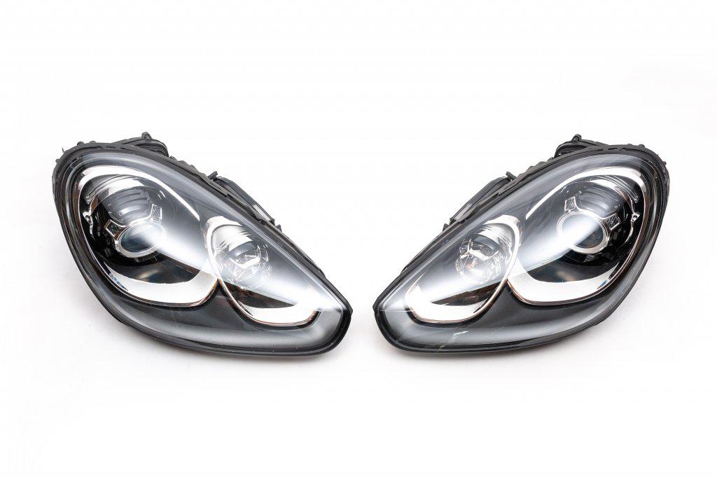 Передние фары Оригинал GTS 2015-2018 Оригинал для Porsche Cayenne 2010-2017 гг. поликарбонат Хром