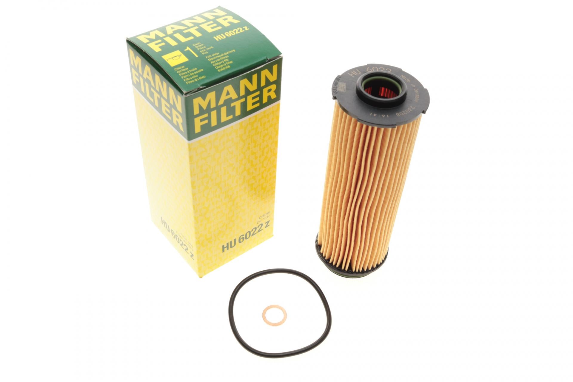 Фильтр масляный Mann-Filter для BMW 5 G30/F90 3,0D 15- B58/B57 (HU 6022 Z)