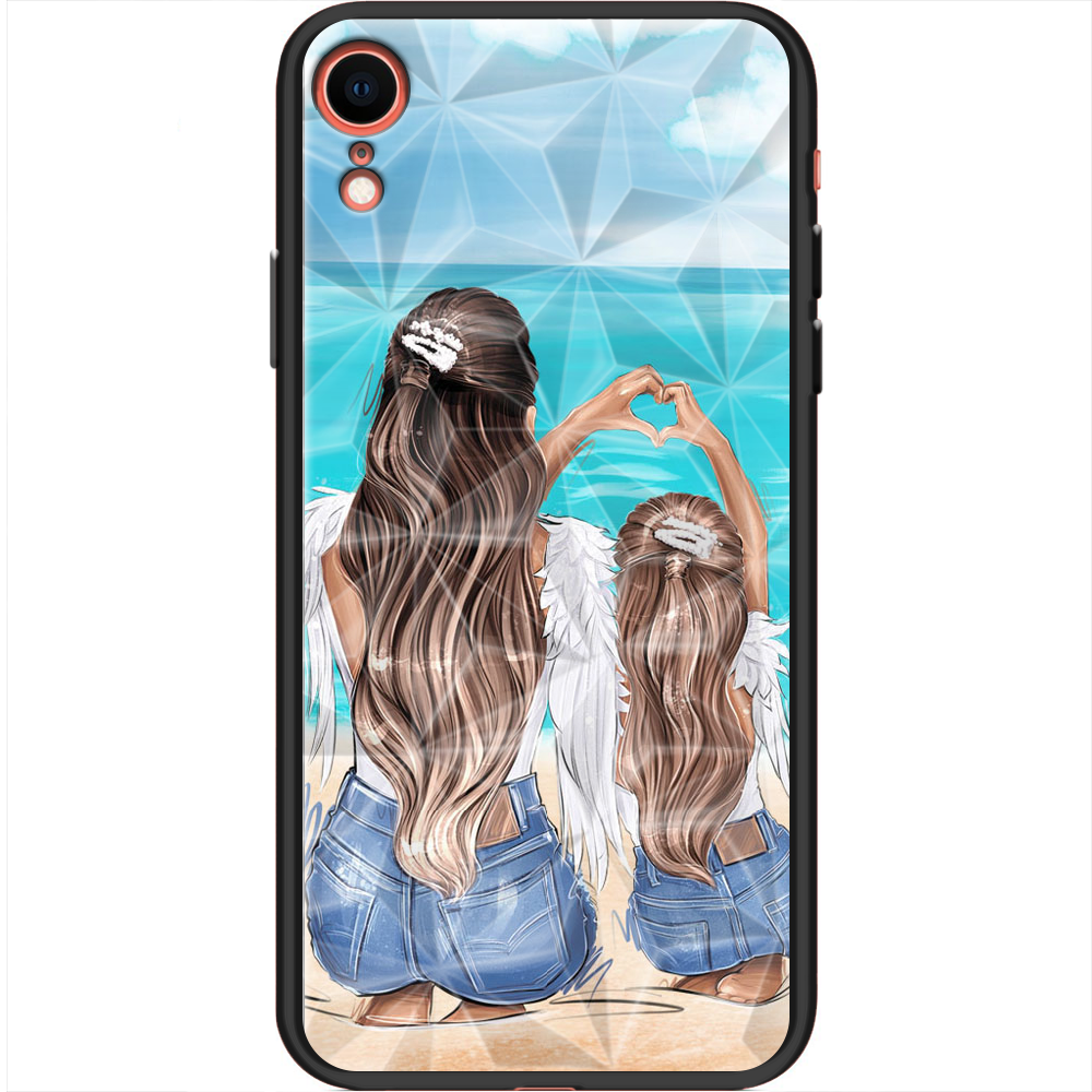 Чохол Boxface iPhone XR Family Vacation Чорний силікон із призмою(35417-up2380-37859)