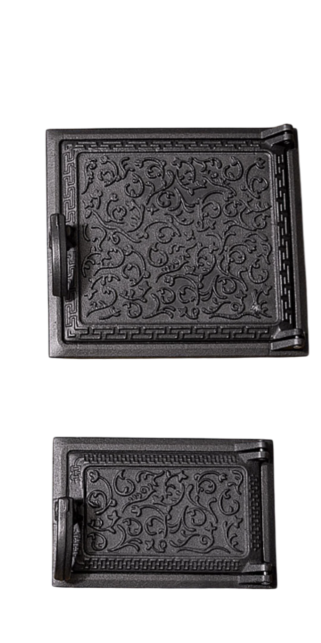 Комплект чугунных дверей Татарка 2 шт.