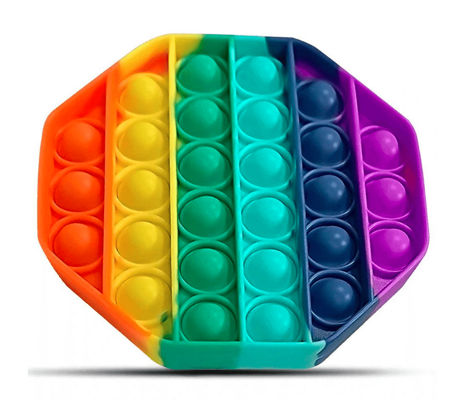 Игрушка антистресс Sibelly Pop It Rainbow Octagon - фото 3