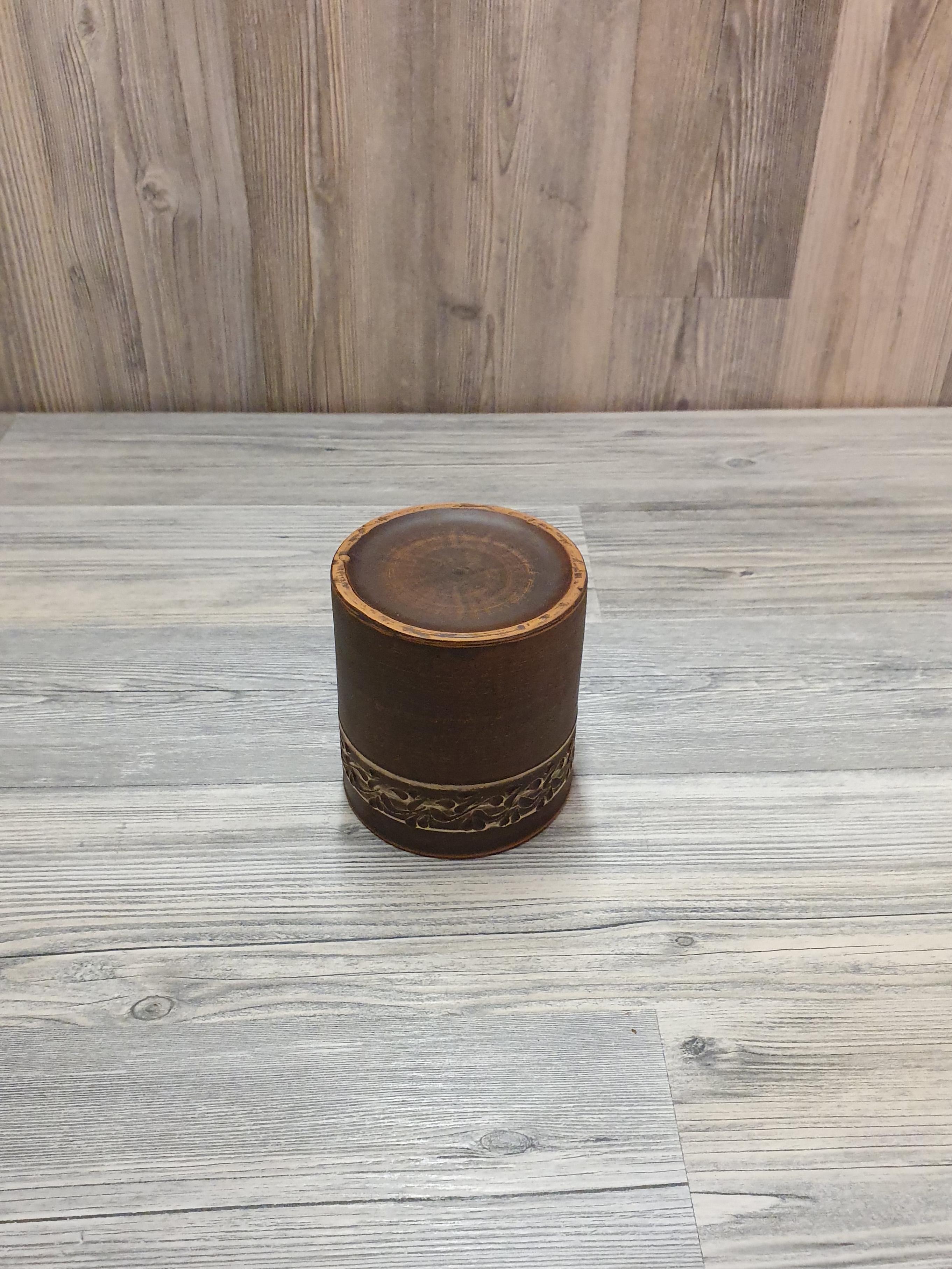 Стакан из красной глины (5129) - фото 6