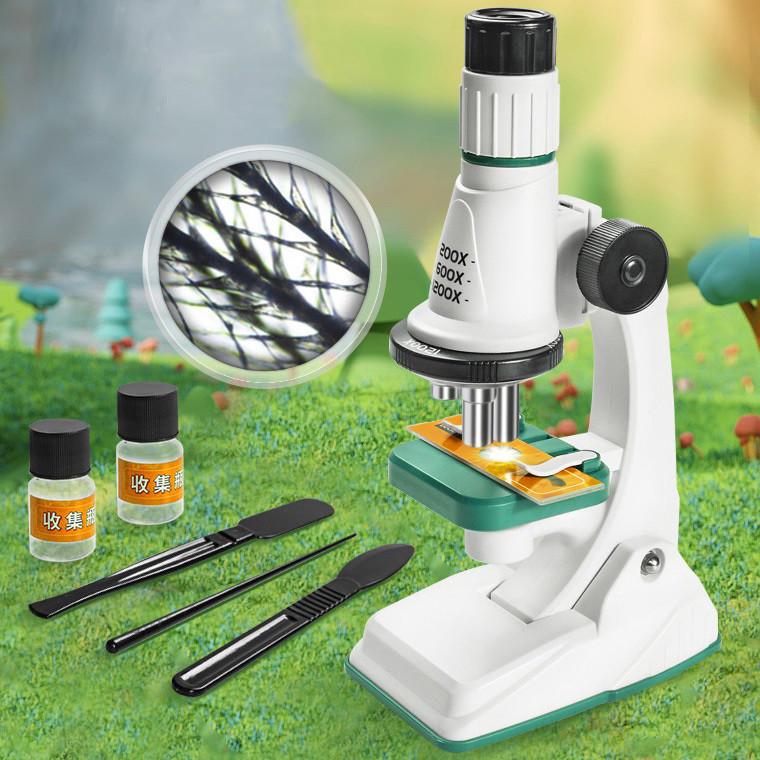 Набор детский Микроскоп на батарейках с подсветкой х1200 (28443827) - фото 2 Набор детский Микроскоп на батарейках с подсветкой х1200 (28443827) - фото 2