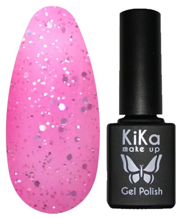 Гель-лак Kika №131 с блестками 8,5 мл Розовый (KGP-131)