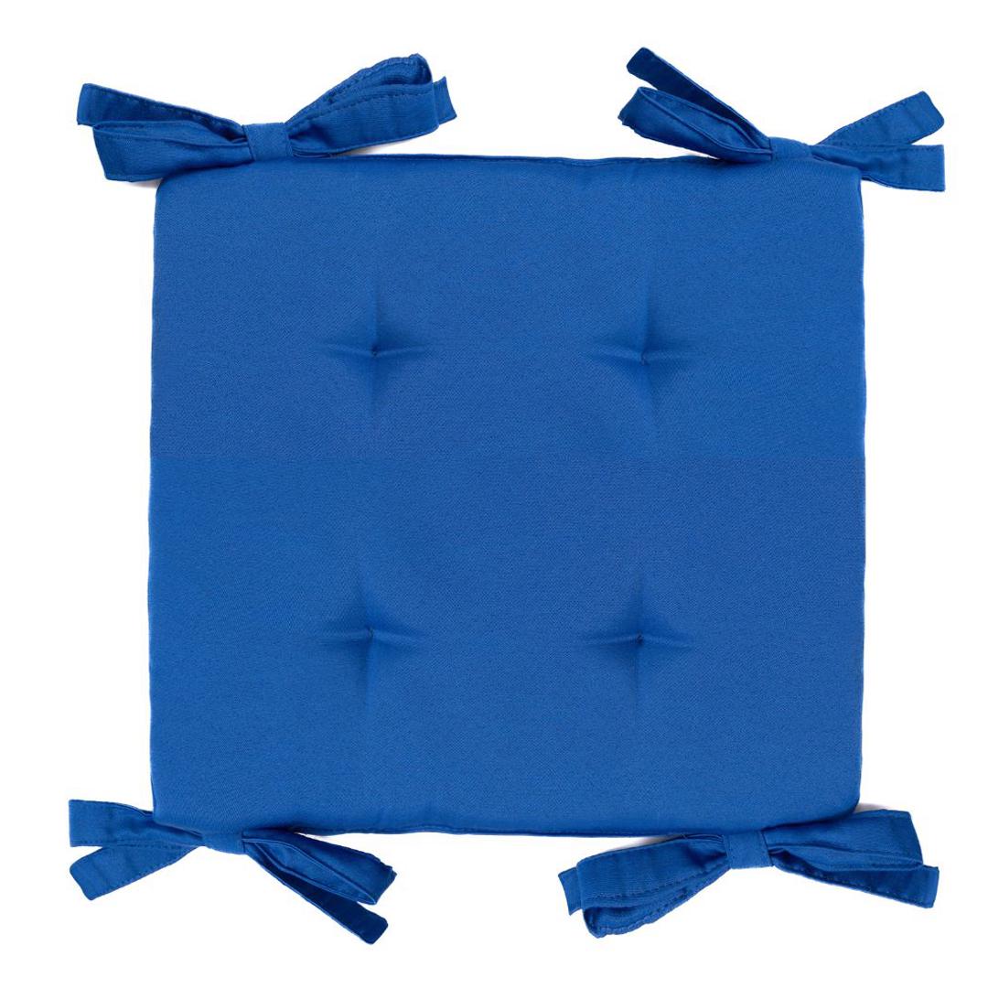 Подушка для стула/кресла/табурета 35х35х3 см Синий (1798509896) - фото 1