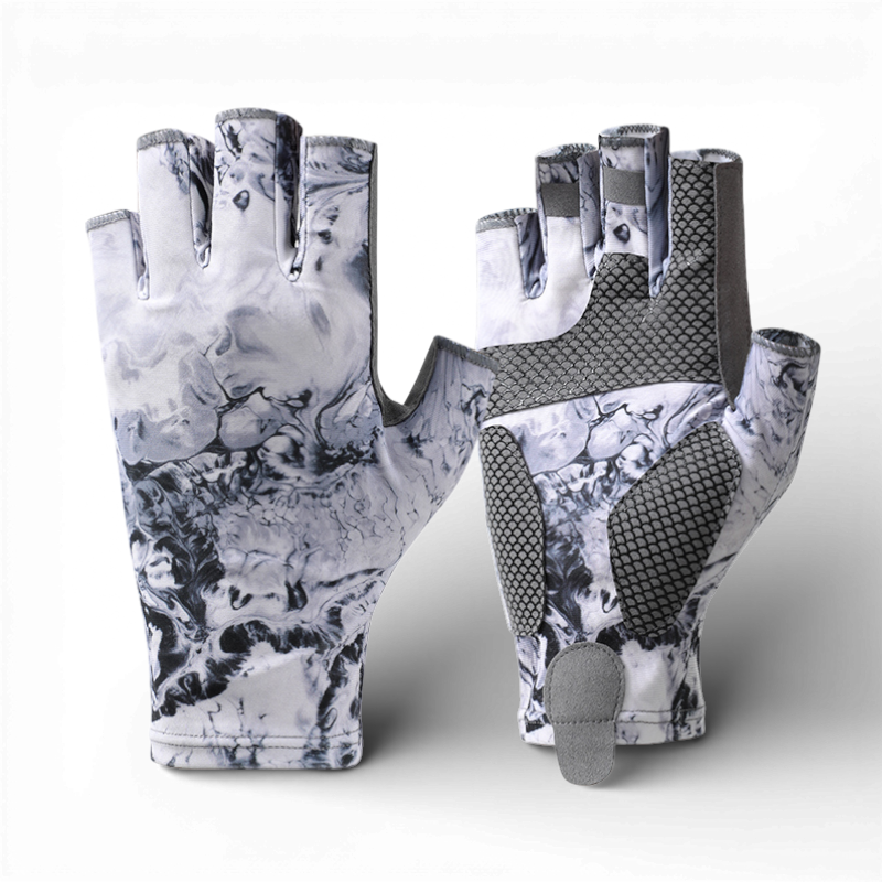 Перчатки без пальцев для рыбалки GDragon нейлон Серый (31793850) Перчатки без пальцев для рыбалки GDragon нейлон Серый (31793850)