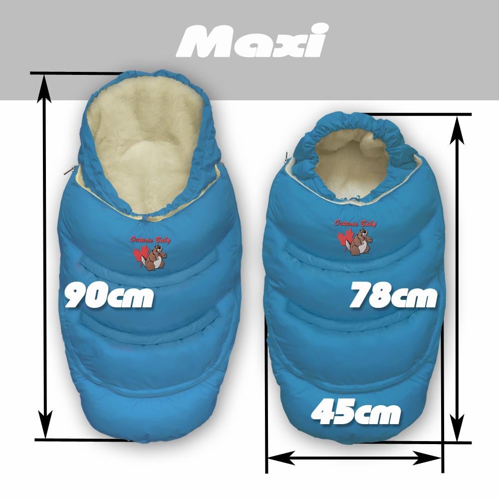 Конверт-трансформер пуховий 2в1 Alaska СС з хутром Волошковий (ART-0000556) - фото 5 Конверт-трансформер пуховий 2в1 Alaska СС з хутром Волошковий (ART-0000556) - фото 5