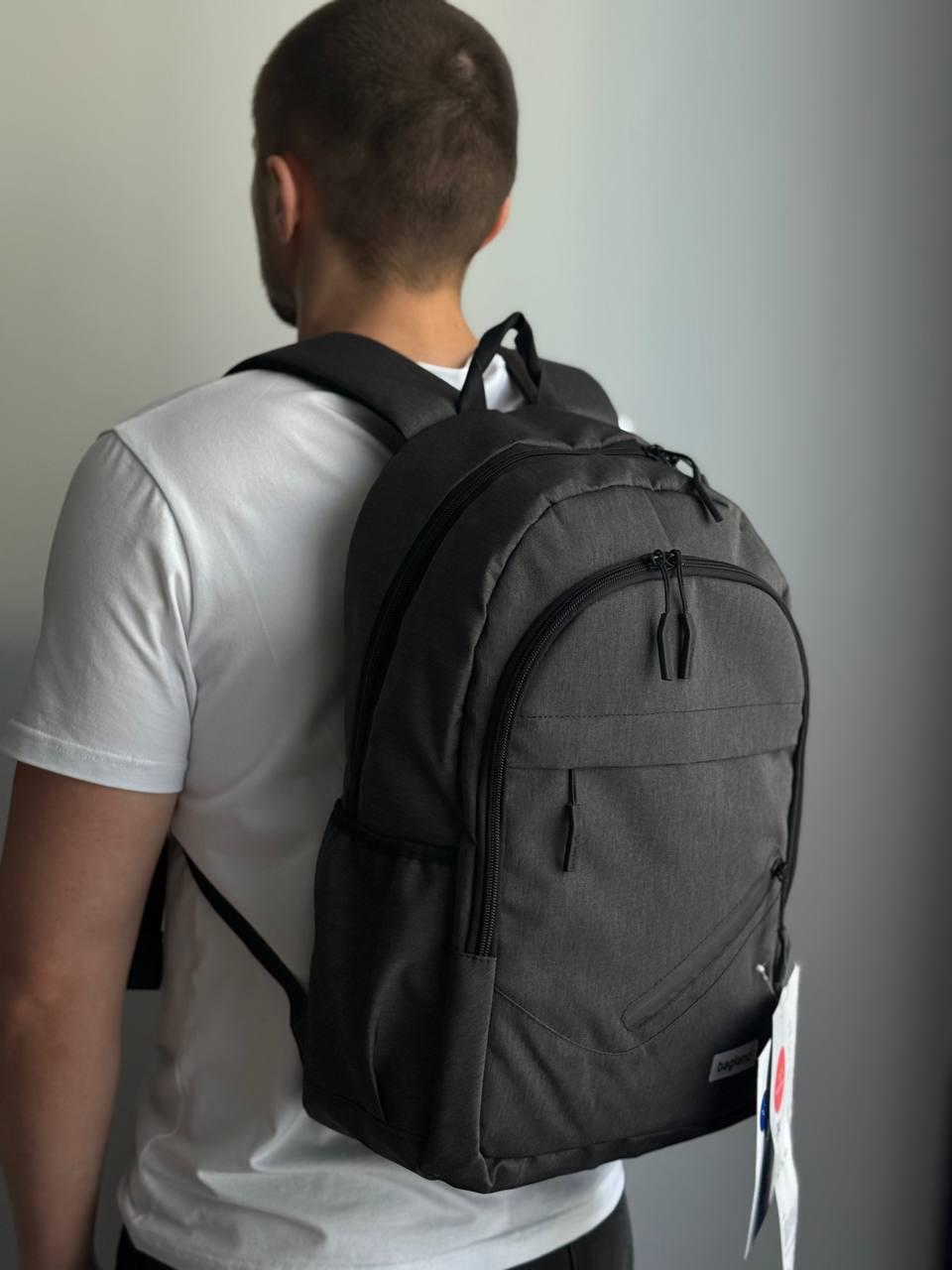 Рюкзак для ноутбука Bagland Cyclone чоловічий 21 л Сірий (1111)