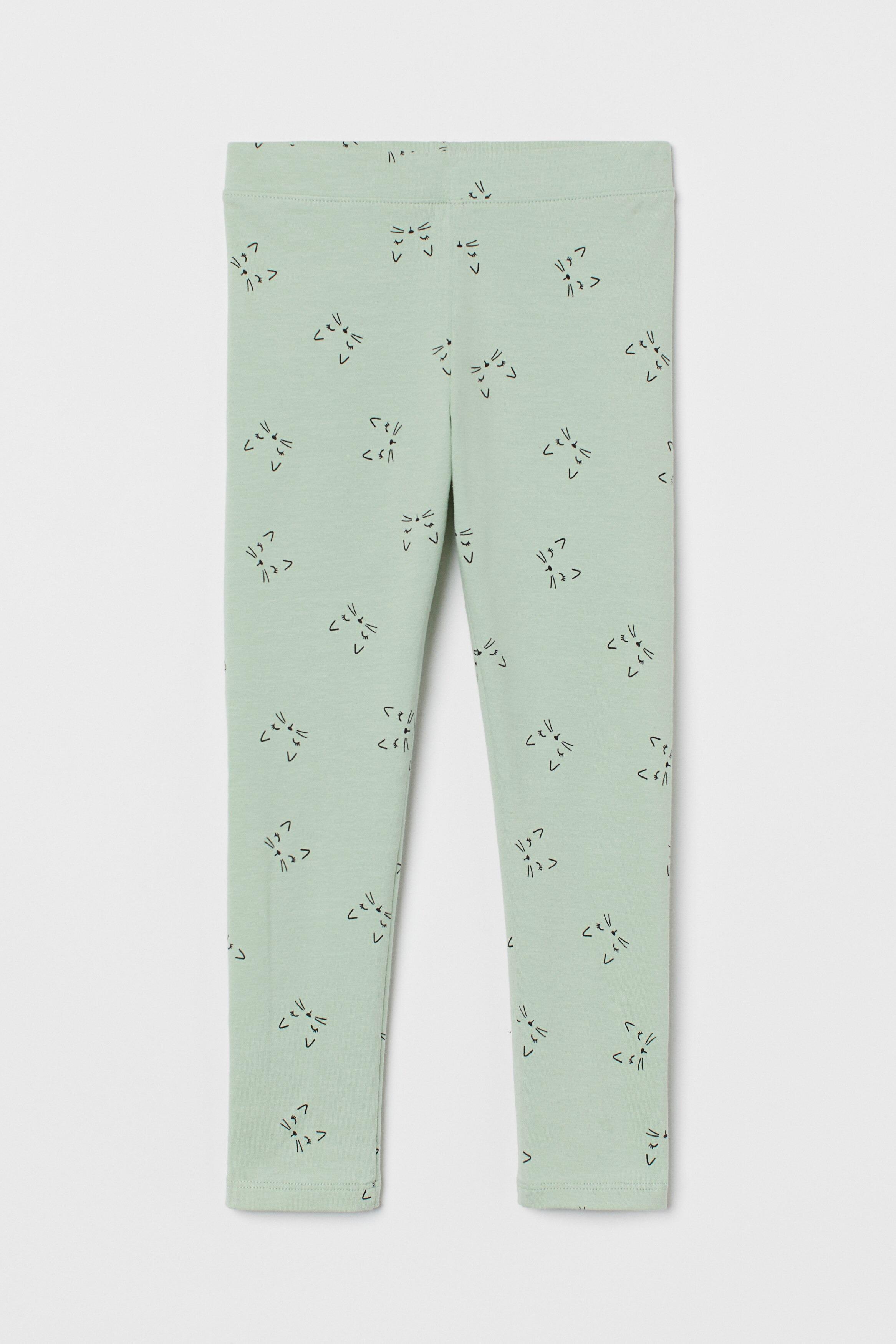 Легінси H&M Принт 122 см М'ятний (X1510922711)