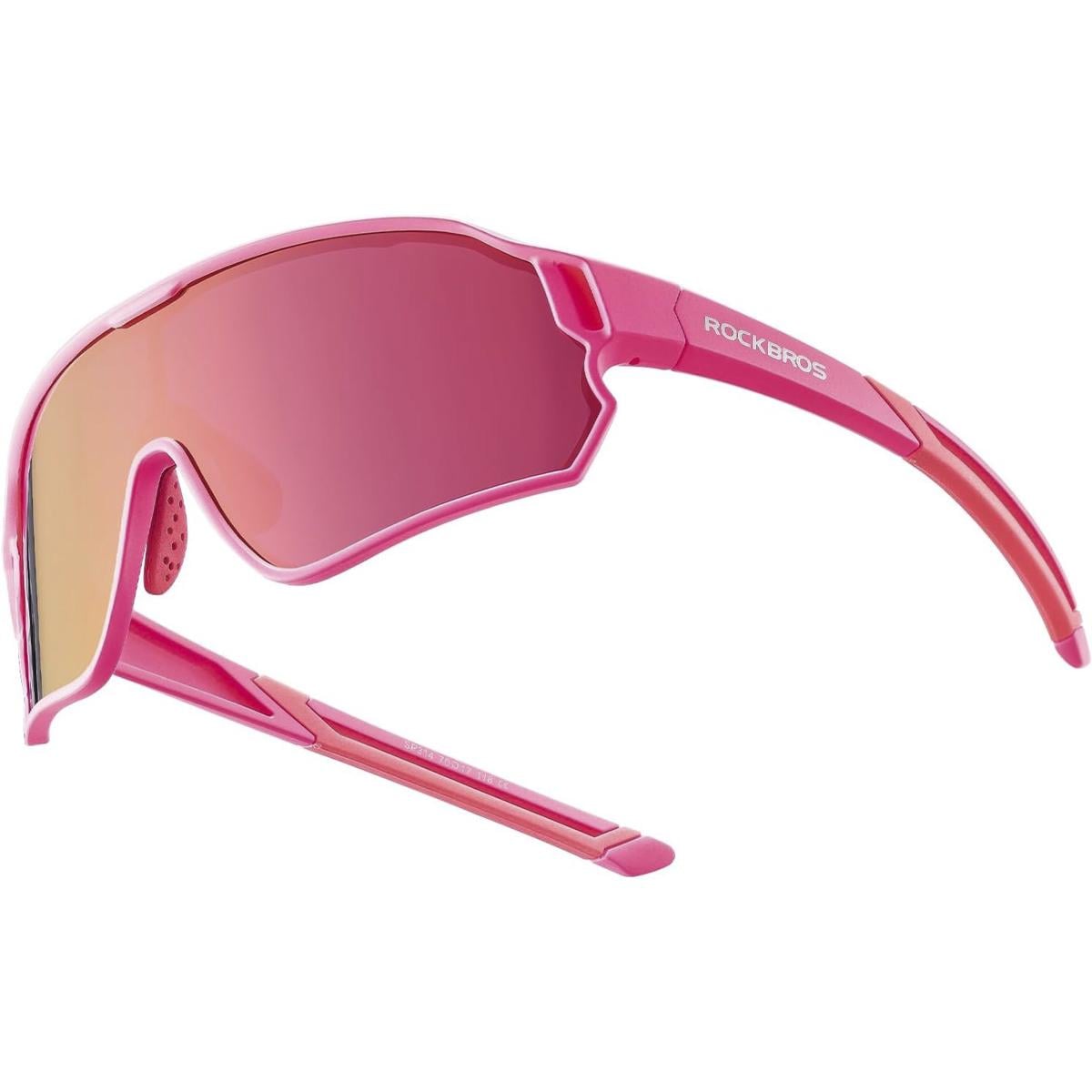 Спортивные солнцезащитные очки поляризованные для детей и подростков ROCKBROS OP-PR7 Розовый (RB-OP-PR7-4707)