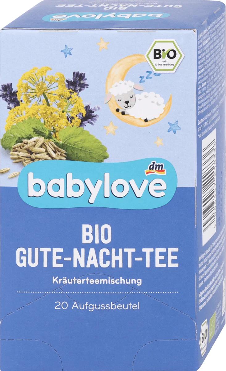 Чай Babylove Bio органический детский травяной для легкого засыпания с 5 месяцев 20 пакетиков 35 г