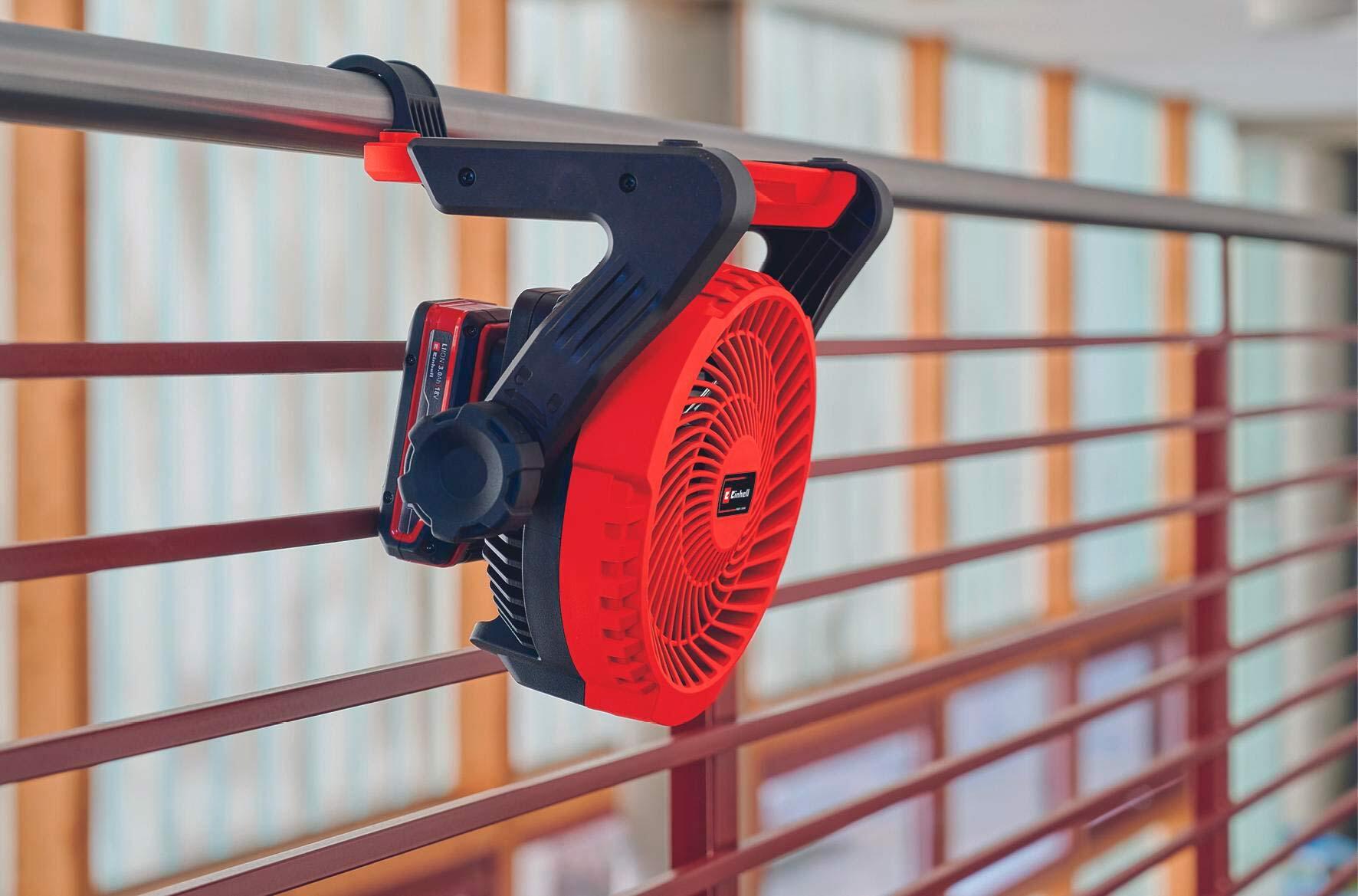 Вентилятор акумуляторний Einhell GE-CF 18/2200 Li 18В PXC 180 мм 1200-2200об/хв. 1,2 кг без АКБ/ЗП (253980) - фото 3