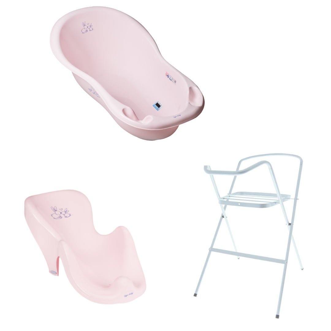 Набор для купания Tega Baby Кролики 3 единицы Розовый (KR005003DM018ZVP)