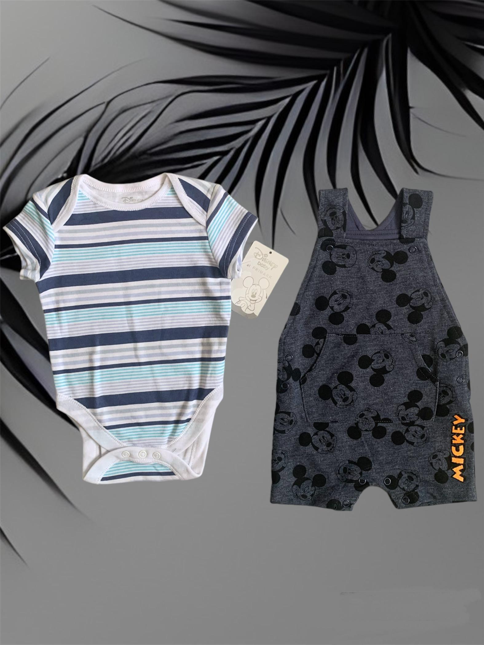 Комплект Primark&Disney боди и комбинезон 3/6 мес. 68 см Сине-голубой (0012493)