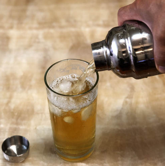 Шейкер барний для приготування напоїв/коктейлів нержавіюча сталь 550 мл Silver (535172) - фото 3