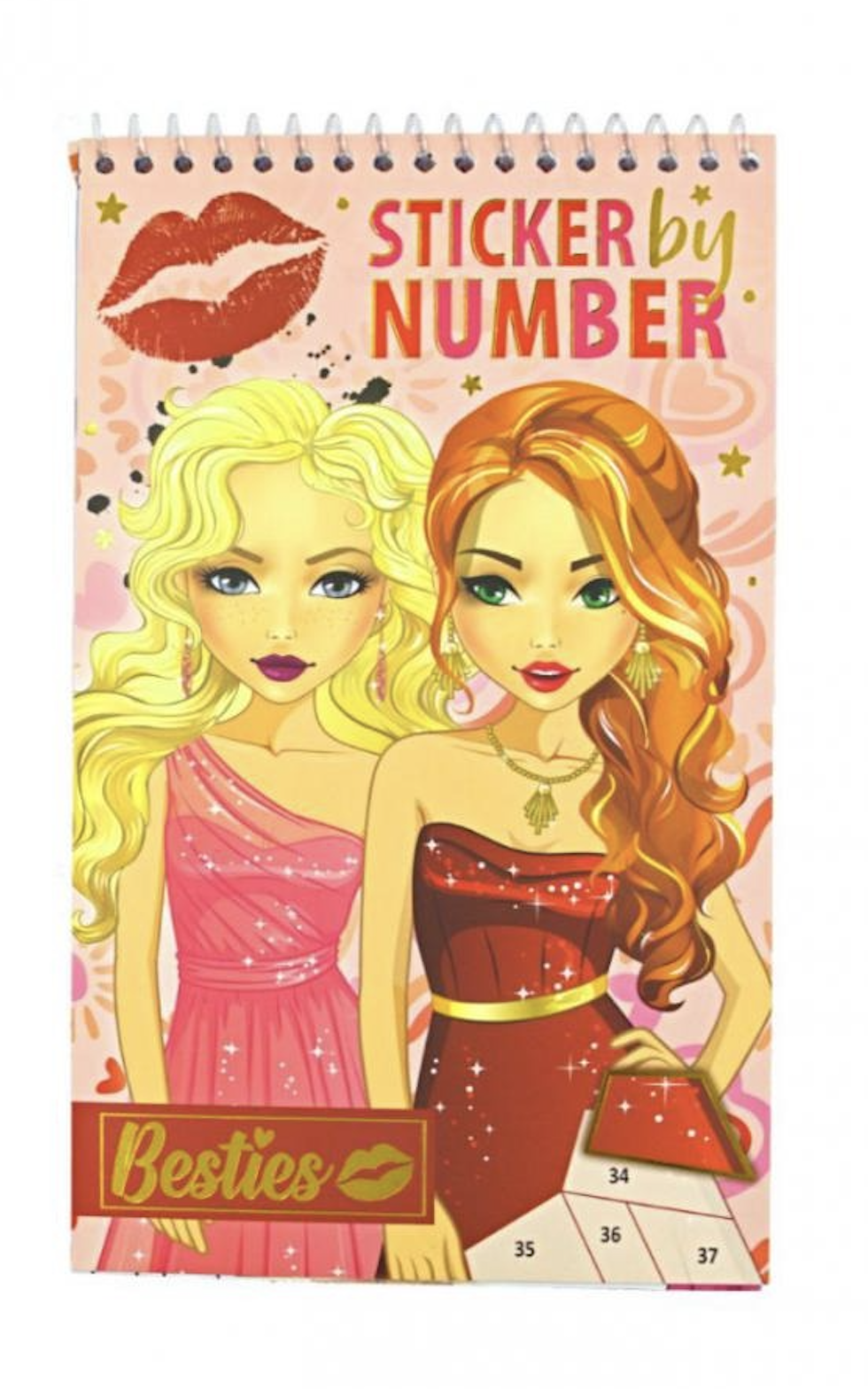 Стикербук по номерам Besties Fashion (961036)