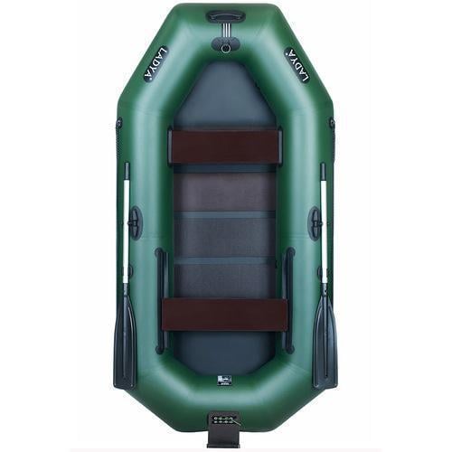 Надувная лодка Ладья ЛТ-290ЕСТ ПВХ 3-х местная/гребная с транцем/реечное дно