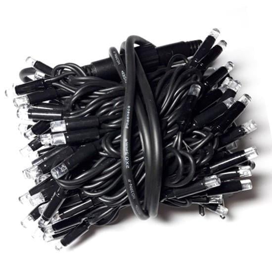 Гірлянда 100 LED чорний дріт W-2 (41454)