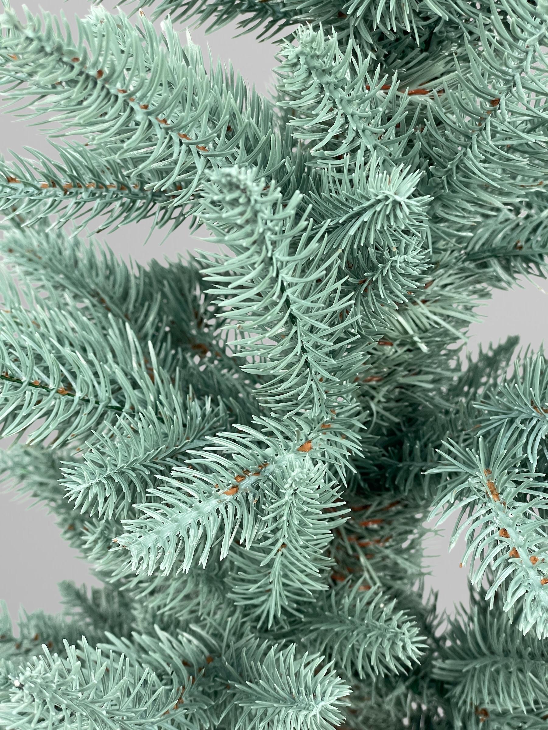 Искусственная елка литая Classic в горшке с мешковиной 70 см Голубой (Н01012) - фото 8 Искусственная елка литая Classic в горшке с мешковиной 70 см Голубой (Н01012) - фото 8