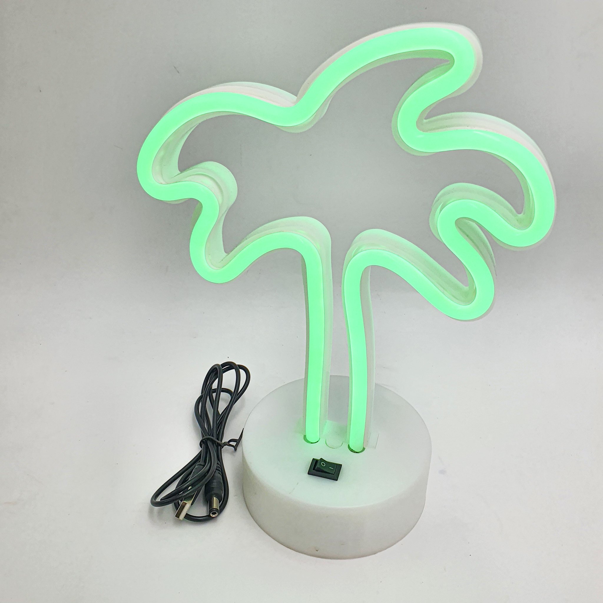 Нічник неоновий Neon Decoration Lamp Пальма Зелений (d30251b6)