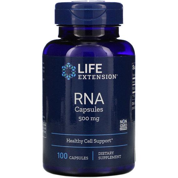 Натуральная добавка для иммунитета Life Extension RNA Capsules 500 мг 100 Caps (LEX07010)