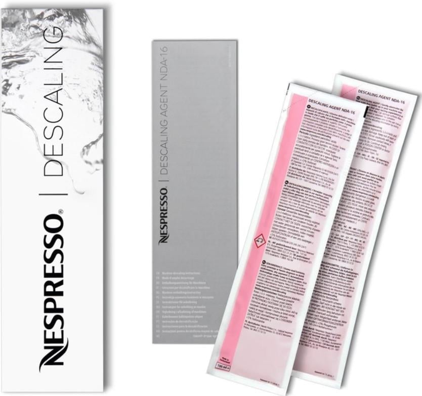 Засіб для видалення накипу Nespresso Descaling Kit 2х100 мл 2 чистки (2490422998) Засіб для видалення накипу Nespresso Descaling Kit 2х100 мл 2 чистки (2490422998)