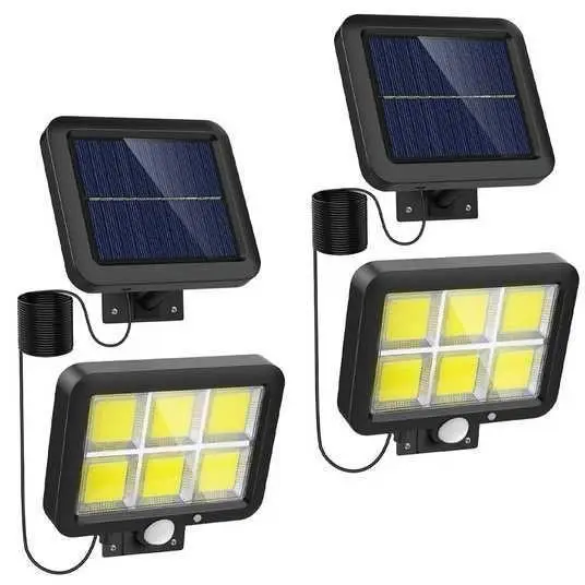 Прожектор-ліхтар акумуляторний із сонячною панеллю Solar BK128-6 COB вуличний (26717346)