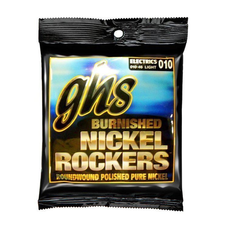 Струни для електрогітари GHS Nickel Rockers Burnished BNR-L 10-46 (117282)