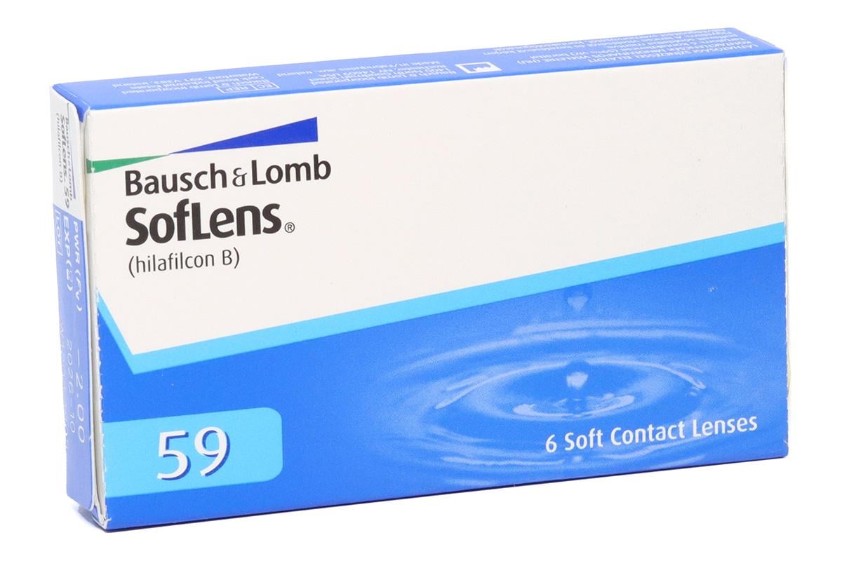 Контактные линзы Soflens 59 на 1 месяц –0.50-9.0 6 шт. (75820)