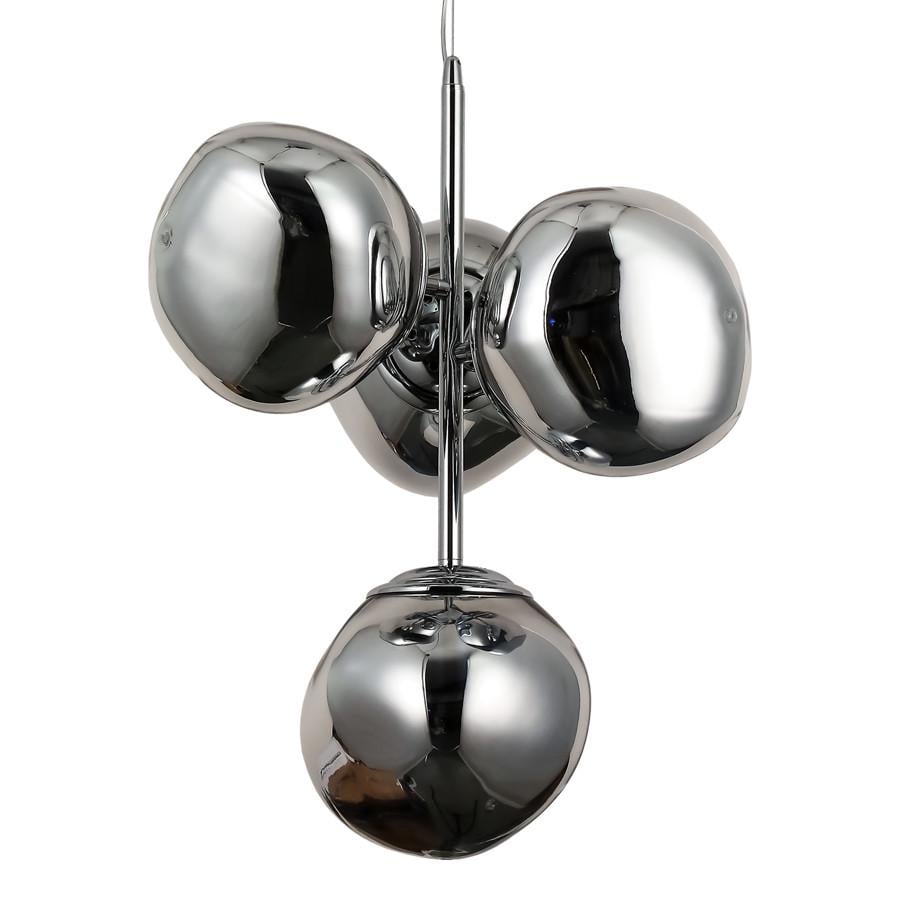 Люстра підвісна 793CH01-4 CH 180 E27 з 4 незвичайними плафонами Хром - фото 2 Люстра підвісна 793CH01-4 CH 180 E27 з 4 незвичайними плафонами Хром - фото 2