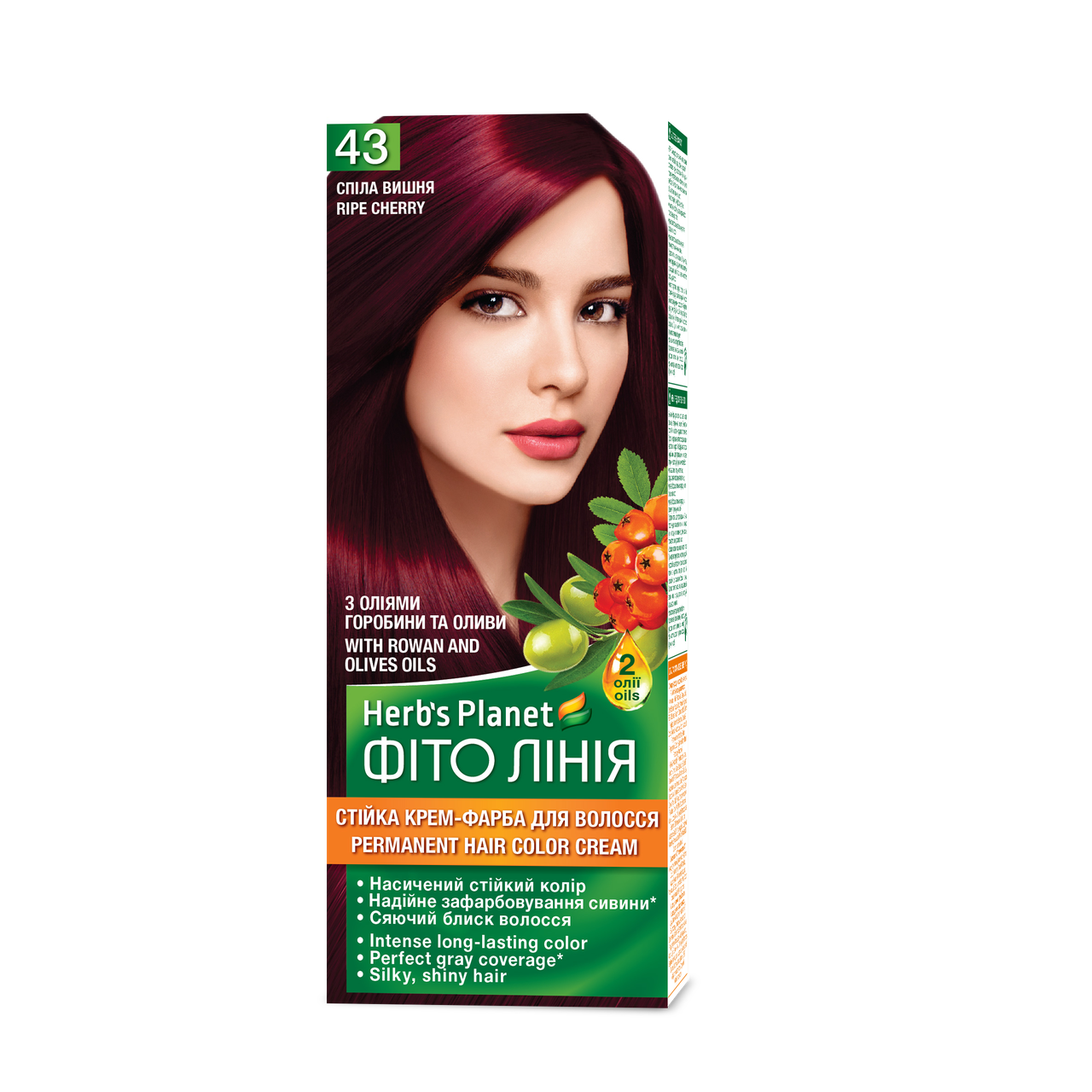 Краска стойка для волос Herbs Planet №43 Спелая вишня 120 мл Краска стойка для волос Herbs Planet №43 Спелая вишня 120 мл