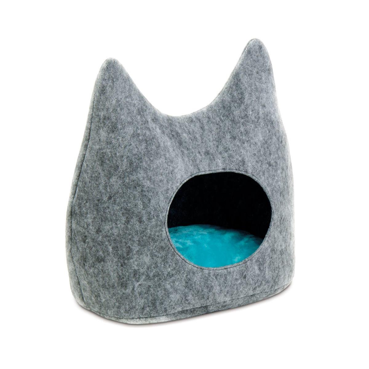 Лежак-домик для кошек Природа Dream 44х28х45 см Серый (PR241949)