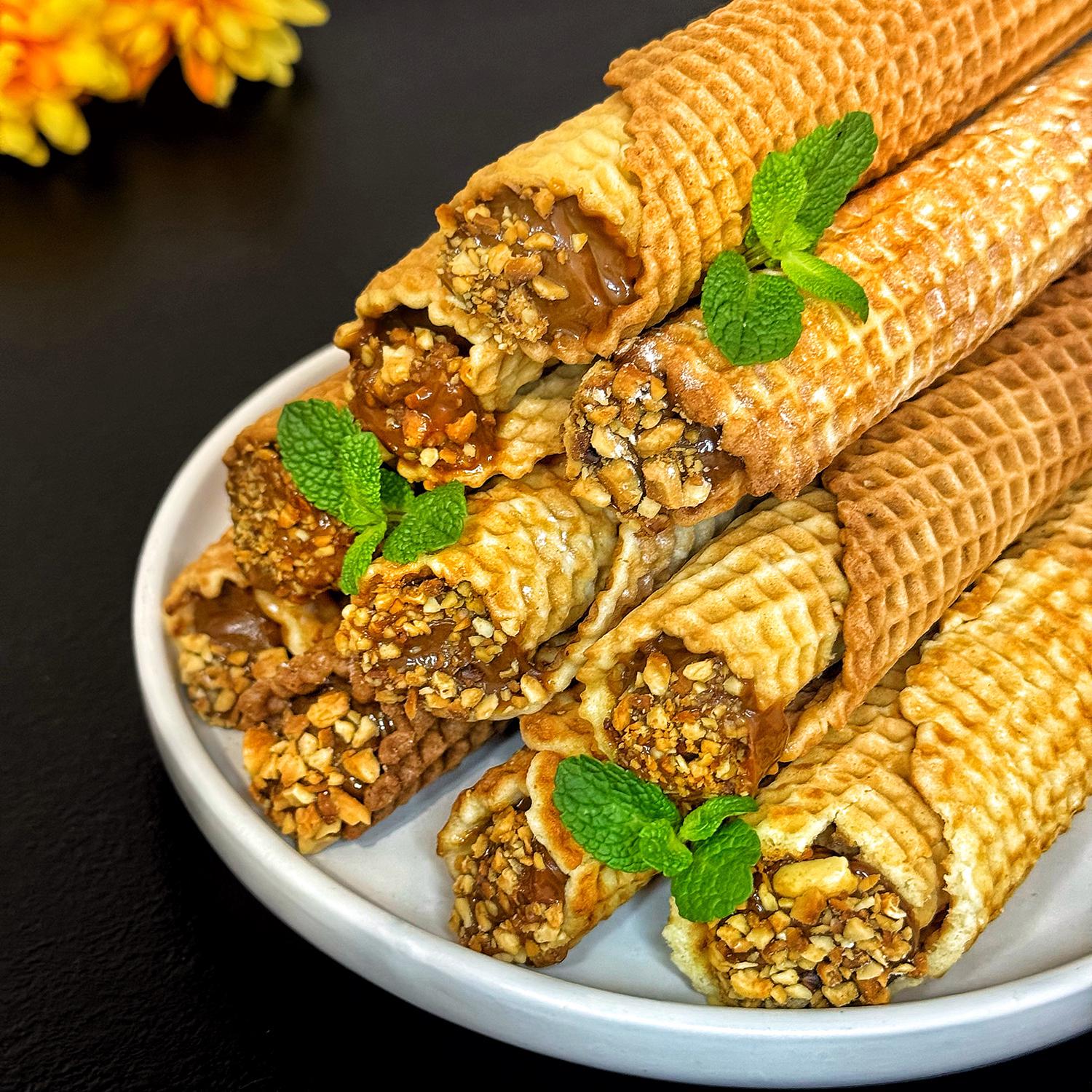 Форма для випічки вафельних коржів для тортових вафель на плиті Ø 18 см зі знімними ручками (28843773) - фото 42 Форма для випічки вафельних коржів для тортових вафель на плиті Ø 18 см зі знімними ручками (28843773) - фото 42