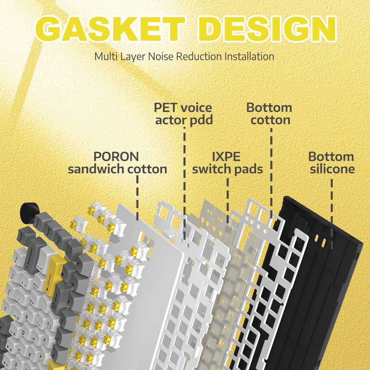 Проводная клавиатура Ajazz AK820 Bright Moon Switch Grey (2000173) - фото 8 Проводная клавиатура Ajazz AK820 Bright Moon Switch Grey (2000173) - фото 8