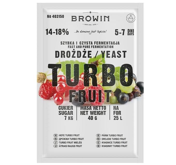 Дріжджі винні Browin Turbo Fruit 40 г (ПР 403150)