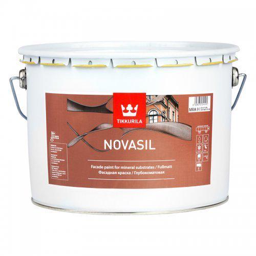 Фарба фасадна TIKKURILA Novasil атмосферостійка водо- та брудовідштовхувальна база MRA 9 л (1819474471)