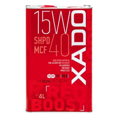 Моторное масло XADO SHPD MCF Red Boost 15W-40 4 л