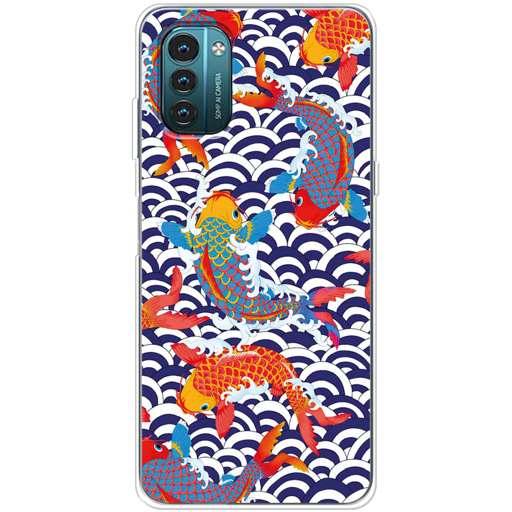 Чехол BoxFace Nokia G21 Koi Fish Прозрачный силикон (44288-up2477-44288)