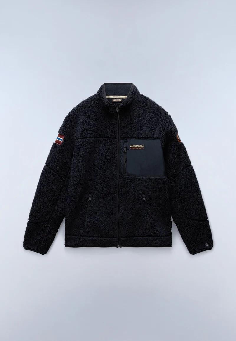 Куртка флисовая Napapijri Yupik Full-Zip Fleece L Черный (82938143) Куртка флисовая Napapijri Yupik Full-Zip Fleece L Черный (82938143)