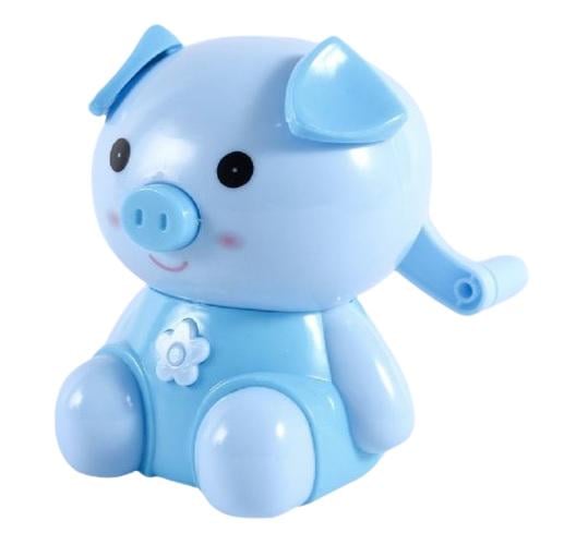 Точилка для олівців механічна Stenson ST02388 Piggy Blue - фото 1