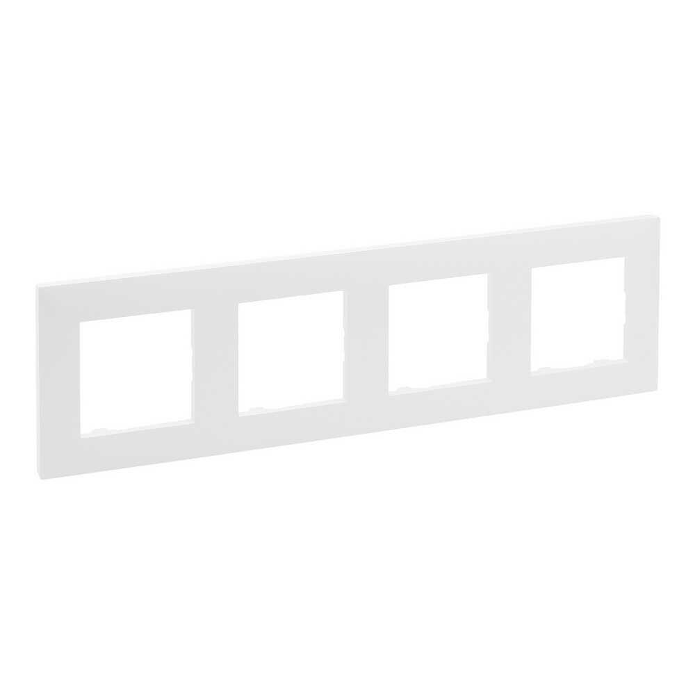 Рамка четверная Legrand Niloe Step Белый (863194) - фото 2