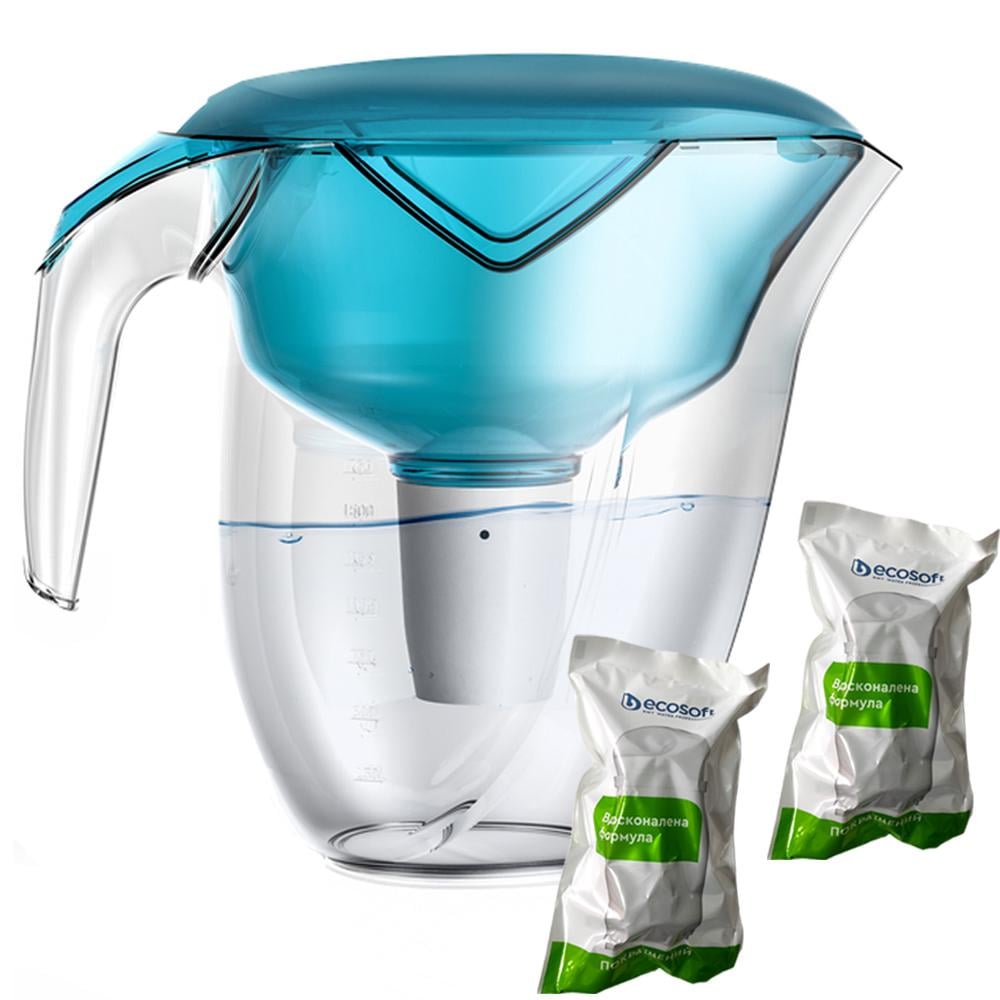 Фильтр-кувшин Ecosoft Nemo два картриджа Аква Грин (22131165) - фото 1 Фильтр-кувшин Ecosoft Nemo два картриджа Аква Грин (22131165) - фото 1