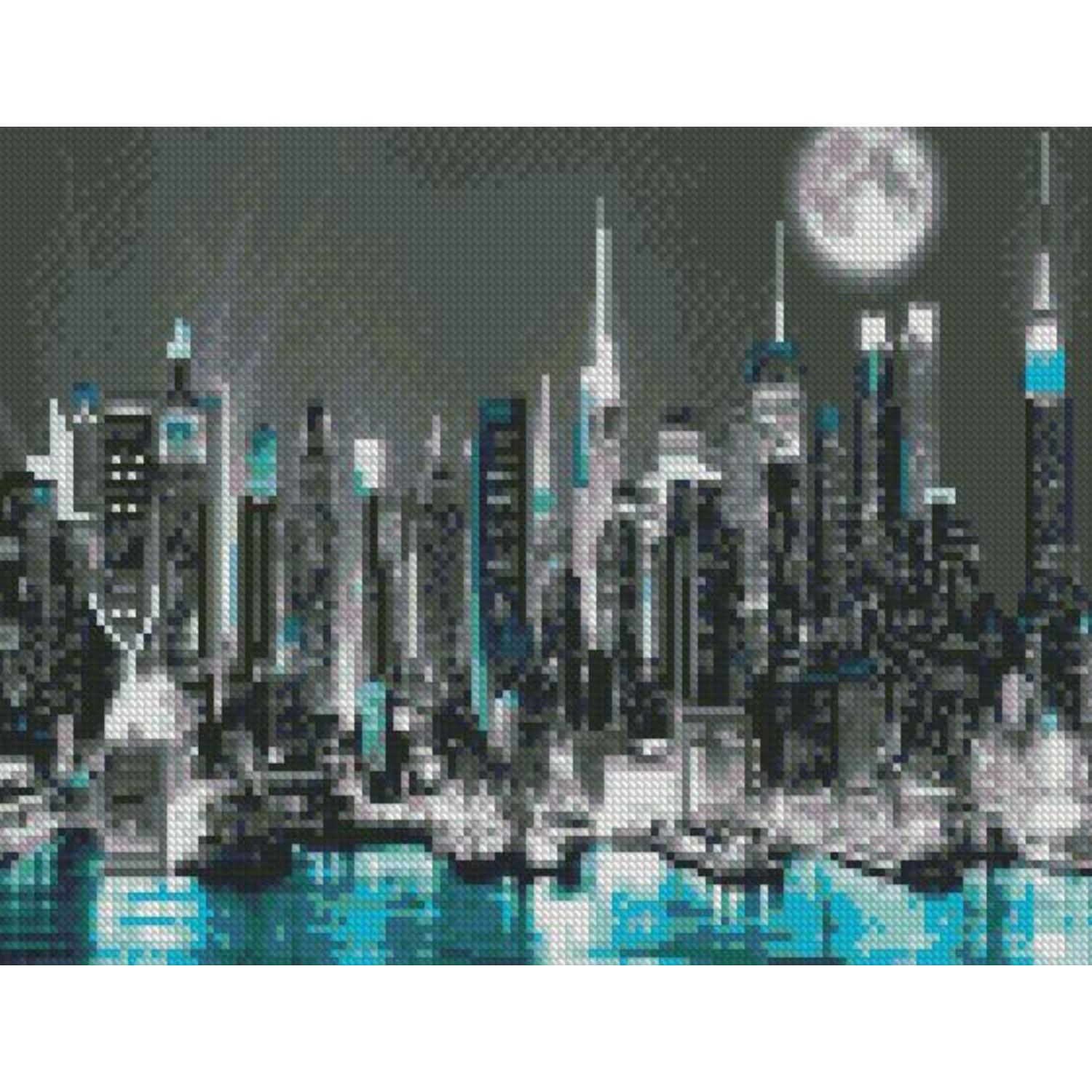 Алмазная мозаика Strateg Премиум New York City 30x40 см (HX453)