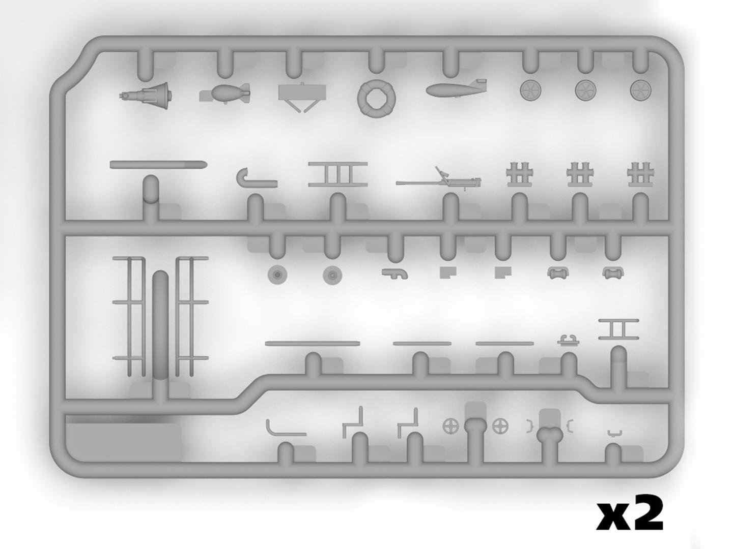 Сборная модель ICM KFK Kriegsfischkutter немецкий многоцелевой катер 2 СВ (S.012) - фото 5