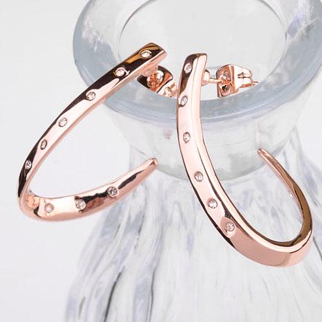 Сережки з кристалами Сваровські Italina 5123293 Білий