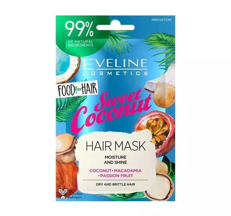 Маска для волос Food For Hair Sweet Coconut Eveline 20 мл (5903416002567) Маска для волос Food For Hair Sweet Coconut Eveline 20 мл (5903416002567)